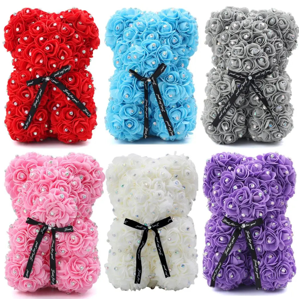 Diamond Rose Bear
